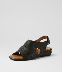 ELKAH DF BLACK LEATHER