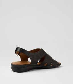 ELKAH DF BLACK LEATHER