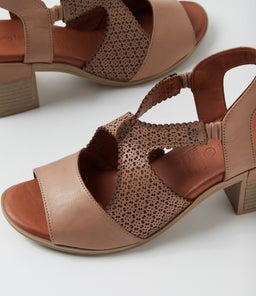 UGANI DF PALE TAUPE LEATHER