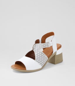 UGANI DF WHITE LEATHER