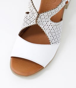 UGANI DF WHITE LEATHER