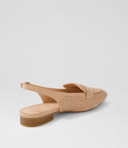 DELLY DF DK NUDE LEATHER