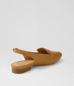 DELLY DF DK TAN LEATHER