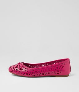 KLANA DF FUCHSIA LEATHER