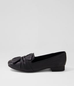 TOSKENA DF BLACK LEATHER