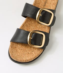NAESTO DF BLACK CORK SOLE LEATHER