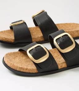 NAESTO DF BLACK CORK SOLE LEATHER
