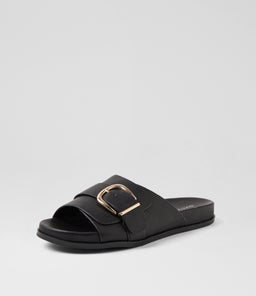 NEWCOMER DF BLACK BLACK SOLE LEATHER