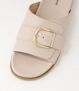 NEWCOMER DF NOUGAT NATURAL SOLE LEATHER