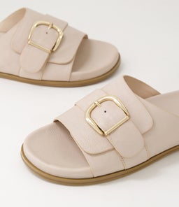 NEWCOMER DF NOUGAT NATURAL SOLE LEATHER