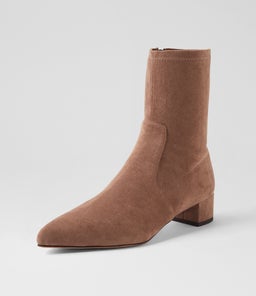 CARED DF LT CHOC STRETCH MICROSUEDE