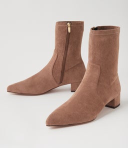 CARED DF LT CHOC STRETCH MICROSUEDE