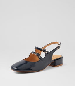 ISHALA DF NAVY PATENT LEATHER