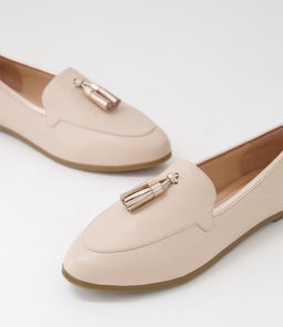 LORRAYNE DF NUDE ROSE GOLD LEATHER