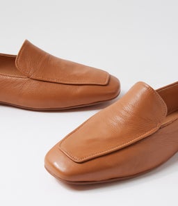 NINOA DF DK TAN LEATHER