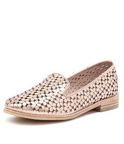 ANSON ROSE GOLD METALLIC LEATHER