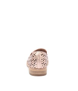 ANSON ROSE GOLD METALLIC LEATHER