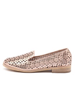 ANSON ROSE GOLD METALLIC LEATHER