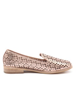 ANSON ROSE GOLD METALLIC LEATHER