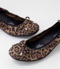 BELIN TAUPE LEOPARD SUEDE