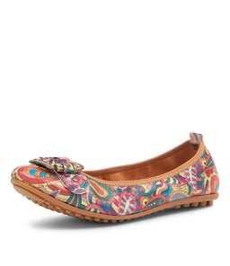 BELLEZ HARLEQUIN PRINT LEATHER