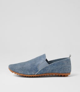 BESCARA BLUE DENIM LEATHER