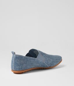 BESCARA BLUE DENIM LEATHER