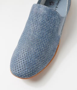 BESCARA BLUE DENIM LEATHER