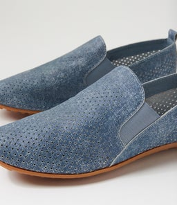 BESCARA BLUE DENIM LEATHER