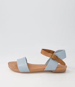 JINNIT DENIM TAN LEATHER