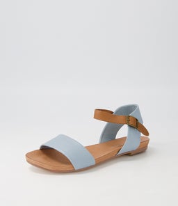 JINNIT DENIM TAN LEATHER