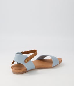 JINNIT DENIM TAN LEATHER