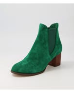 Sadore New Emerald Choc Suede Chelsea Boots