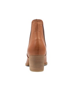 SADORE DK TAN CHOC LEATHER ELASTIC