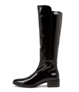 TETLEY BLACK PATENT STRETCH PATENT