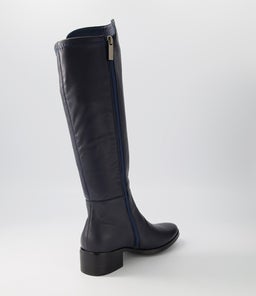 TETLEY NAVY LEATHER STRETCH SMOOTH