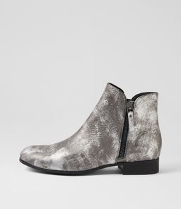 FABIAN BLACK&PEWTER SMUDGE LEATHER