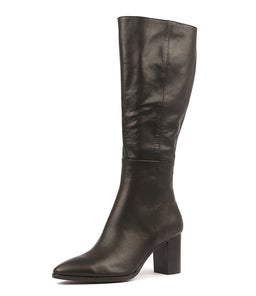 ALLOUTA BLACK LEATHER