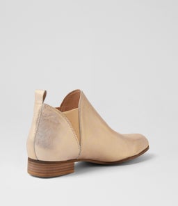 FOE BEIGE&GOLD SMUDGE LEATHER