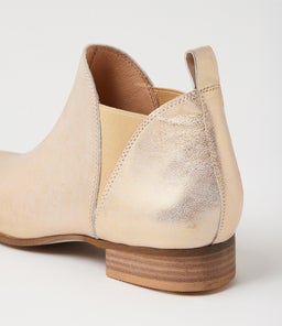 FOE BEIGE&GOLD SMUDGE LEATHER