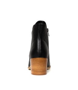 MOCKAS BLACK NATURAL HEEL LEATHER
