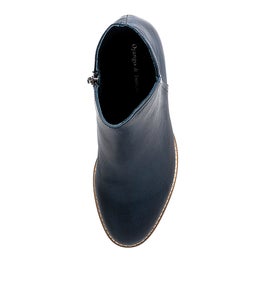MOCKAS NAVY LEATHER