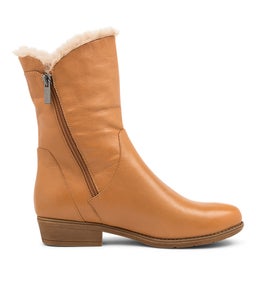 RUDO NEW TAN NATURAL LEATHER FUR