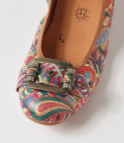 BELLEZ LRG HARLEQUIN PRINT LEATHER