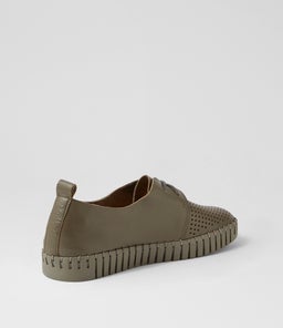 HUSTON OLIVE OLIVE SOLE LEATHER