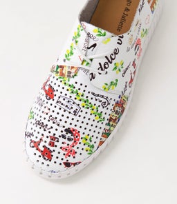 HUSTON AMALFI PRINT LEATHER