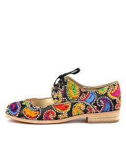 ALBINA BLACK BOHO FABRIC