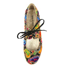 ALBINA BLACK BOHO FABRIC