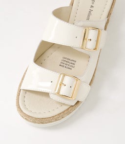 AXEL IVORY PATENT LEATHER