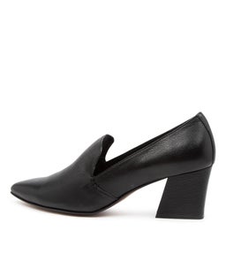 MISSIES BLACK LEATHER